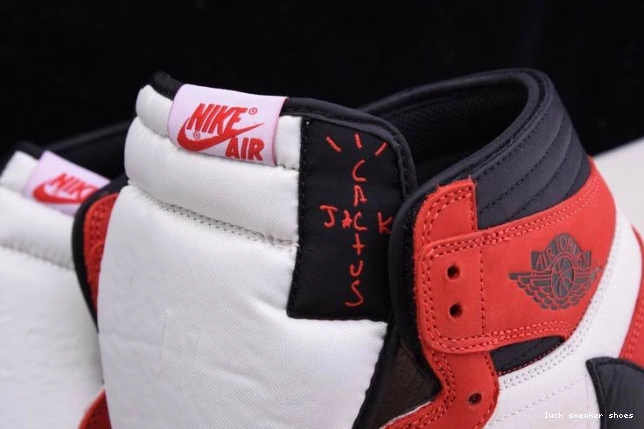 Rep LUCY HIGH - 100(RED) CD4487 OG JORDAN AIR X 1 SCOTT TRAVIS RETRO 0805